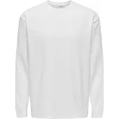 Only & Sons Sweat-shirt 'ONSCaspian' blanc naturel