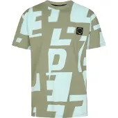 Petrol Industries T-Shirt 'Montaña' bleu / vert