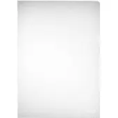 Herlitz Chemise coin, DIN A4, PP, transparent, grain 0,12 mm, ouverture latérale et en haut, avec poignée (A4, 1x)