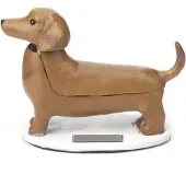 Kikkerland Figurine solaire , plastique, marron, 8,2 x 6,4 x 4,5 cm