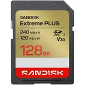 SanDisk Carte mémoire SDXC Extreme PLUS 128 Go UHS-I