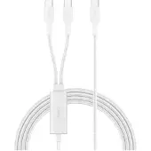 Belkin CAC004hq1.5MWH câble USB USB 2.0 1,5 m USB C 2 x USB C Blanc