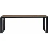 Ebuy24 Martinus table de jardin 100x210cm noir,marron.