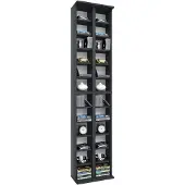 VCM Bois CD DVD Stand Étagère Rangement Étagère sur pied Support Almera Bois CD DVD Stand Étagère Rangement Étagère sur pied Support Almera