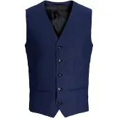 Jack & Jones Gilet de costume 'JPRSOLARIS' bleu nuit