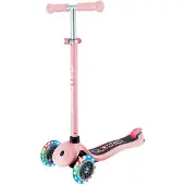 Globber Primo Lights, Kids, Classic Scooter, Girl, Asphalt, 50 kg, 3 roues/roues