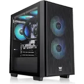 Thermaltake Versa H16 Case PC Micro Tower Vetro Temperato ARGB Nero
