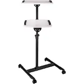 Hama Support De Projecteur Beamer Table 2 Niveaux 77510 Inclinable Avec Roulettes
