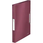 Leitz Style Boîte de classement 30 mm A4 pour 250 feuilles Rouge rubis