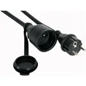 Velleman Rallonge en caoutchouc - 10 m - 3g1.5 ec10r15