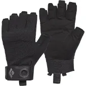 Black Diamond - Mitaines d'escalade - Crag Half-Finger Gloves Black - Taille S - Noir