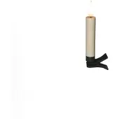 Konstsmide Décoration de Noël, éclairage du sapin par LED,10 bougies d'arbre sans fil, flamme 3D, minuterie 5h, télécommande, blanc chaud, fonctionne sur piles