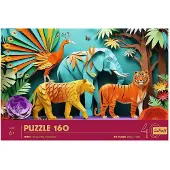 Trefl Puzzle 160 40e anniversaire Paper Art : Jungle 40051