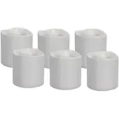 Goobay Lot de 6 bougies chauffe-plat LED (6x)