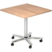Hjh OFFICE PRO Table élévatrice à colonnes VST (80 x 80 x 114 cm)