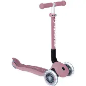 Globber Trottinette enfant 3 roues Foldable Lights Ecologic Rose Berry