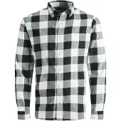 Jack & Jones Chemise 'Gingham' noir / blanc
