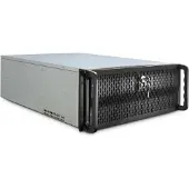 Inter-Tech IPC 4U-4129L Rack Metallic, Silver