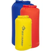 Sea to Summit sac de transport Lightweight Dry Bag Set 3, 5, 8L Surf The Web, Sulphur, Spicy Orange rouge