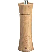 Zassenhaus Moulin à poivre en bambou, modèle Frankfurt, 18 cm : Moulin à poivre de 18 cm, finition bambou
