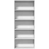 vidaXL Bibliothèque blanc 80x30x189 cm bois d'ingénierie