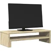 vidaXL Support pour écran Chêne Sonoma 54x22x15 cm Bois composite