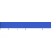 vidaXL Paravent 6 Panneaux Tissu 800 X 160 Cm Bleu Azuré