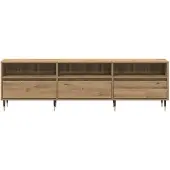 vidaXL Armoire TV Chêne Artisan 150 x 30 x 45 cm Bois composite