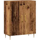 vidaXL Sideboard imitation vieux bois 69,5x34x90 cm Bois composite
