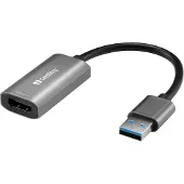 Sandberg Usb A To 4k Hdmi Adapter Gris