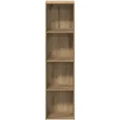 vidaXL Bibliothèque chêne artisanal 36x30x143 cm bois d'ingénierie