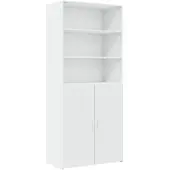 vidaXL Highboard blanc 80x42,5x249 cm Bois composite