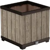 Keter Donica ogrodowa w kolorze ashwood 262635 (45.50 x 45.50 x 45.50 cm)