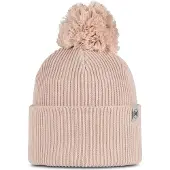 Buff Knitted Beanie Beige