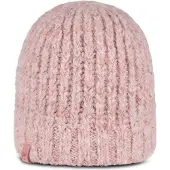 Buff Knitted & Fleece Band Beanie Rose