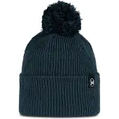 Buff Knitted Beanie Bleu