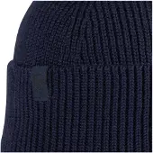 Buff Knitted Beanie Bleu