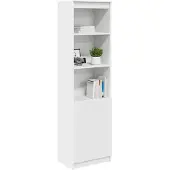 vidaXL Highboard blanc 50x35x180 cm Bois composite