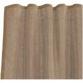 vidaXL Voile Rideaux avec poches pour tringles 2 pcs. Marron clair