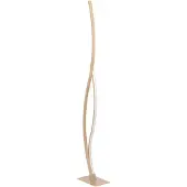 Eglo Lampe sur pied à LED Grisolia 129cm - aspect bois