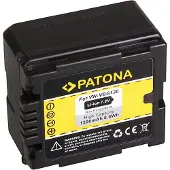 PATONA VW-VBG130 (Batterie de l'appareil photo), Alimentation pour appareil photo, Noir