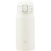 Zojirushi Tasse en acier inoxydable SM-WS36-WM 12 onces blanc mat