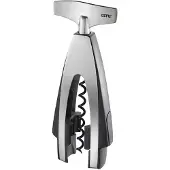 GEFU Tire-bouchon avec coupe-capsule intégré VINOSO, Ouvre-bouteille, Argent