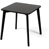 ETTE TETE Table Tulla, noir, pieds longs