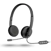 Ginza.se Stereo Headset H1U (Filaire, USB-A), Casque micro de bureau, Noir