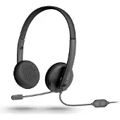 Ginza.se Stereo Headset H1A (Filaire), Casque micro de bureau, Noir
