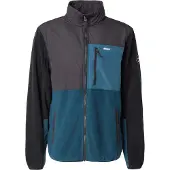 Iriedaily Veste en polaire 'Auf Deck' bleu cyan / noir