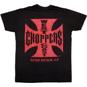West Coast Choppers Og Classic Short Sleeve T-shirt Rouge,Noir 3XL Homme