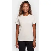 Jack Wolfskin Essential Short Sleeve T-shirt Beige L Femme