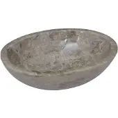 vidaXL Evier 53x40x15 cm Marmorgrau